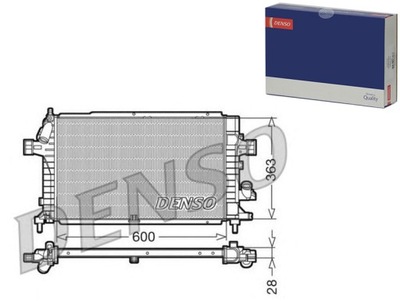 RADUADOR DEL MOTOR DENSO 1300271 13152320 RA0200960  