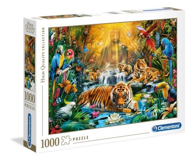 PUZZLE Clementoni 1000 EL. MYSTIC TIGERS 39380