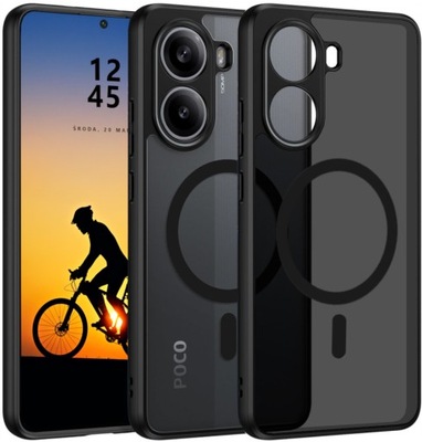 ETUI MAGNETYCZNE CASE DO MAGSAFE MAT DO POCO X7 PRO