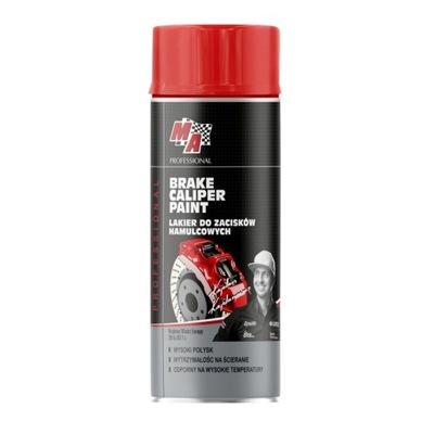 LAKIER DO ZACISKÓW HAM. CZERWONY 400ML / BRAKE CALIPER SPRAY RED / MOJE