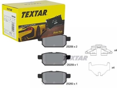Textar гальмівні колодки гальмівні задня 2525801 фото №1
