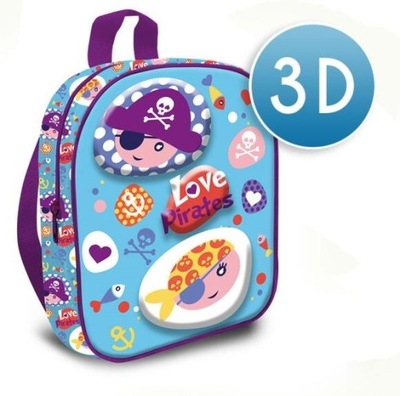 Plecak 3D PIRAT (30cm)