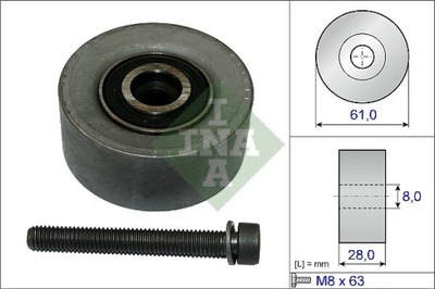 ROLLO PROPULSOR CORREA DISTRIBUCIÓN 532 0472 10  