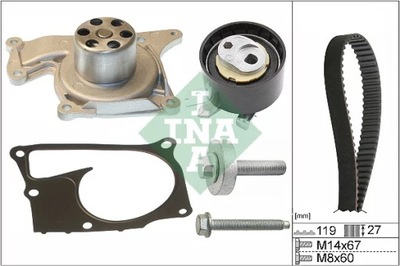 INA 530060730 SET VALVE CONTROL SYSTEM +POMPA  