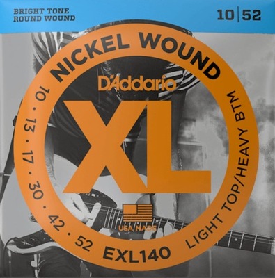 Struny D'Addario EXL140 do gitary elektrycznej