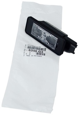 Лампа номерного знака підсвітка citroen ds4 оригінал фото №1