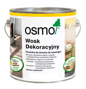 Osmo 3188 Wosk Dekoracyjny Intens. Śnieżny 2,5l