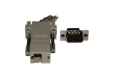 Redukcja wtyk DB9 / gniazdo RJ45