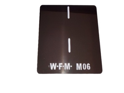 Blacha rejestracji dedykowana WFM M06