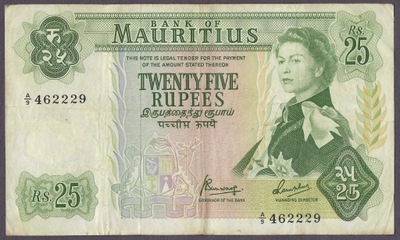 Mauritius - 25 rupees 1967 (VF)