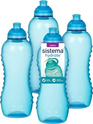 Sistema Twist 'n' Sip Squeeze 4 sportowe butelki na wodę 460ml