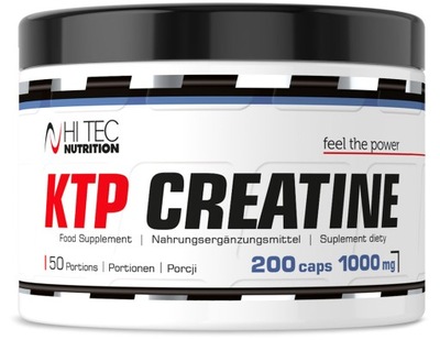 HI TEC KTP Creatine 200 k KREATYNA MONOHYDRAT WITB