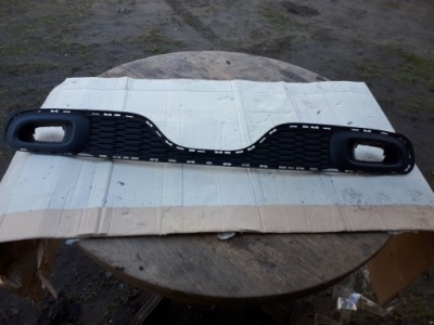 Накладка решітка радіатора бампера задня mini cooper s f55 f56 фото №1