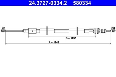 ATE 24.3727-0334.2 CIEGLO, HAMULEC AUTÓNOMO  