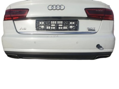 Audi a6 c7 lift sedan бампер задняя задний ls9r фото №1