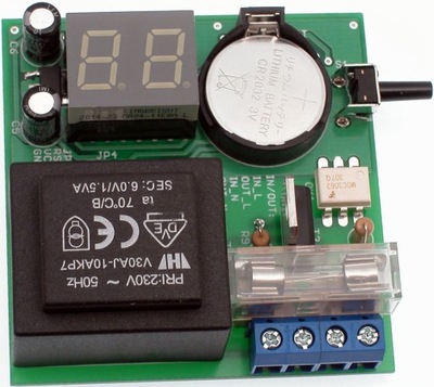 Programowany wyłącznik czasowy zasilania 230V, DIY, AVT5509 B
