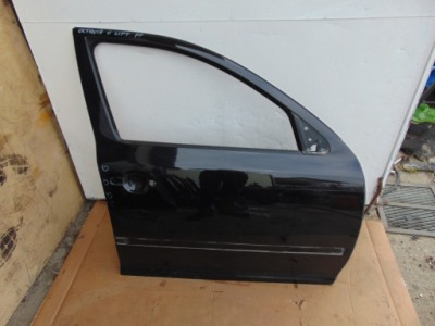 Двері правий перед skoda octavia ii kombi lift чорні фото №1