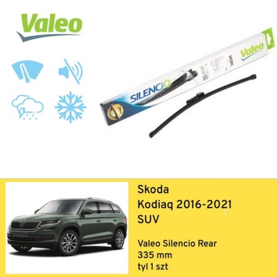 WIPER BLADE ON REAR FOR SKODA KODIAQ SUV (2016-2021) VALEO  