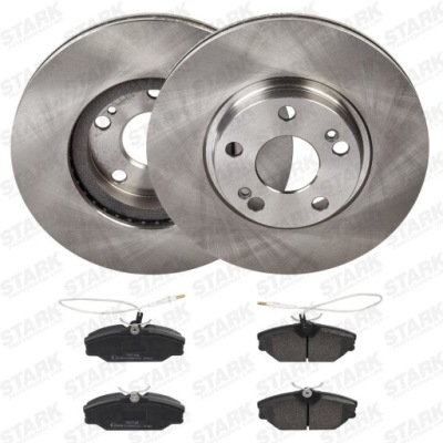 Тормозные диски i тормозные колодки тормозные stark перед do renault scénic i ja0/1, fa0 фото №1