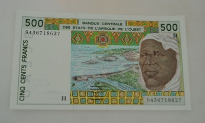 Niger - H - West African States - banknot - 500 Francs