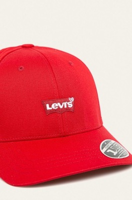 LEVIS CZAPKA Z DASZKIEM RED LOGO ORYGINALNA