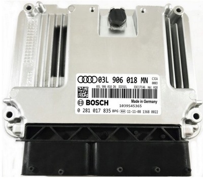 COMPUTADOR ECU AUDI 2.0 CJCA 03L906018MN 0281017835  