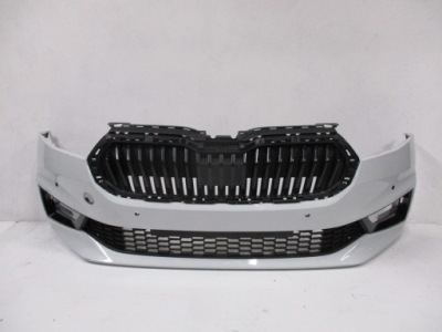 Бампер перед skoda fabia 21r 6x pdc pod радар фото №1