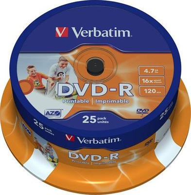 DVD-R Verbatim Printable ID 25 szt