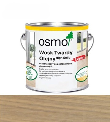 OSMO WOSK TWARDY OLEJNY BIAŁY 3040 0,75L