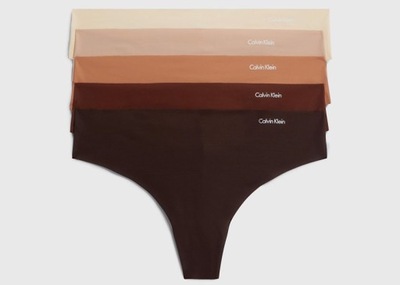 Calvin Klein Stringi 000QD3556E XS Thong 5PK