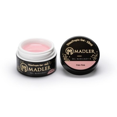 MADLER - Żel Budujący ThixoTropic Pale Pink 15ml