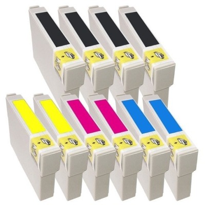 10x TUSZ do DRUKARKI EPSON T0711 T0712 T0713 T0714