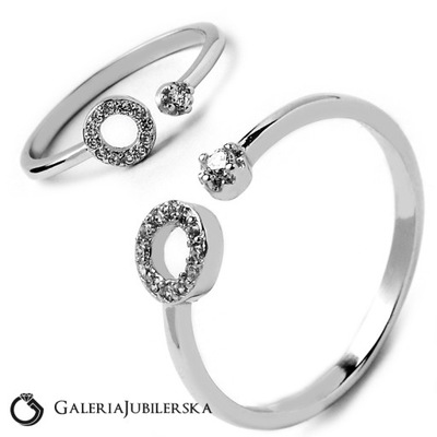 PIERŚCIONEK SREBRNY REGULOWANY