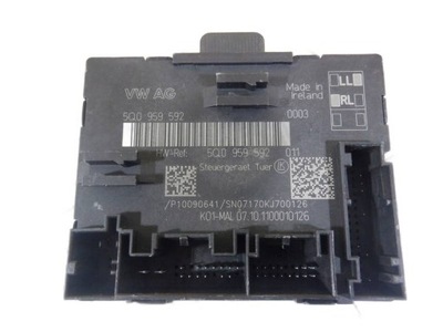 Vw audi skoda блок управления модуль дверь 5q0959592 фото №1