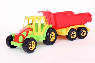 Traktor z przyczepą - model 343