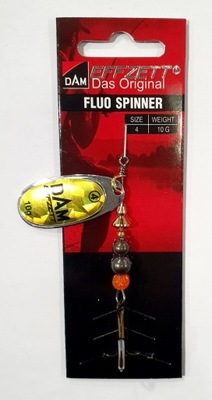 OBROTÓWKA DAM FLUO SPINNER 60686 #4 10g - GOLD PRI