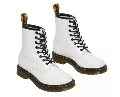 DR. MARTENS GLANY DAMSKIE BIAŁE ZA KOSTKĘ 41 ŻGA