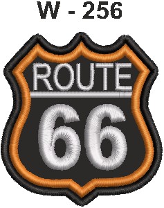 Route 66 naszywka motocyklowa