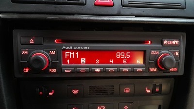 RADIO CD CONCERT + KODAS AUDI A6 C5 LIFT 4B0035186G 