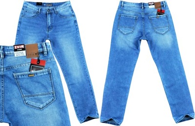 Spodnie męskie dżinsowe jeans Evin VG162 pas 84 cm 32/32