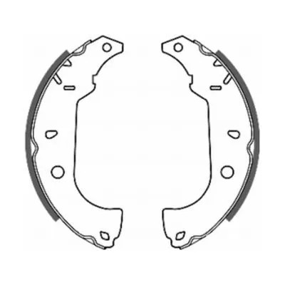 Abe c0f004abe набір колодка гальмівних фото №1