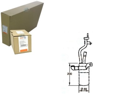 Осушитель кондиционера behr hella 1310196 1363197 3 фото №1