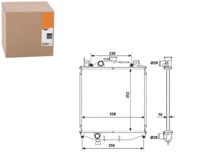 RADUADOR SUZUKI SWIFT 89-01 NRF  