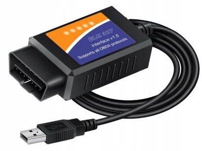 ELM 327 INTERFEJS OBD2 V1.5 USB CAN USB