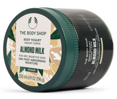 THE BODY SHOP Balsam do ciała Almond Milk Jogurt Krem Migdałowy Wegański
