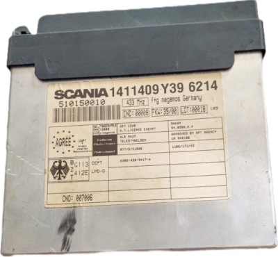Блок управления ecu scania 1411409 фото №1