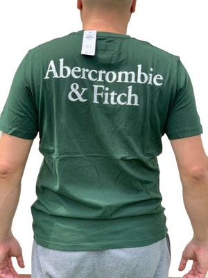 t-shirt Abercrombie Hollister koszulka L zielona