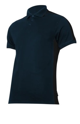 Koszulka polo 190g/m², granatowo-czarna, L LAHTI PRO (L4032003)