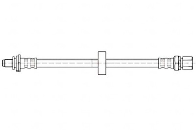 ПАТРУБОК ТОРМОЗНОЙ ELAST. SAAB 900 II 9-3 2.0-2.5 0