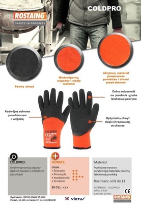 ROSTAING rękawice Coldpro 9